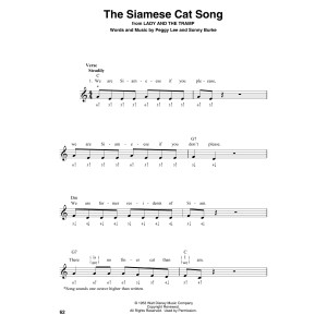 The Siamese Cat Song (from Lady And The Tramp)
